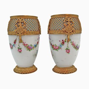 Sèvres Porcelain Vases, 19th Century, Set of 2