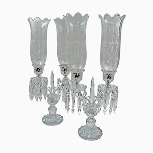 19th Century Candelabras from Baccarat, Set of 2