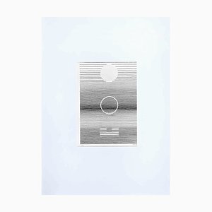 Michel Seuphor, Abstract Composition, Original Lithographie, 1973