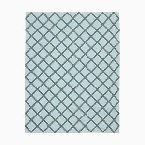 Tapis Kilim Moderne Bleu