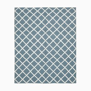 Tappeto Kilim moderno blu