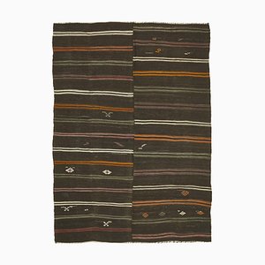 Tapis Kilim Vintage Marron