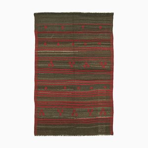 Tappeto Kilim vintage marrone, Turchia