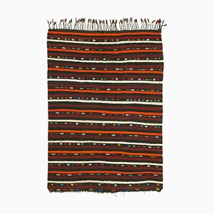 Tapis Kilim Vintage Marron