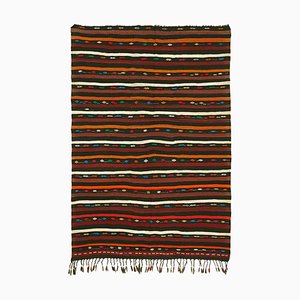 Tapis Kilim Vintage Marron