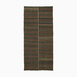 Tappeto Kilim vintage marrone, Turchia