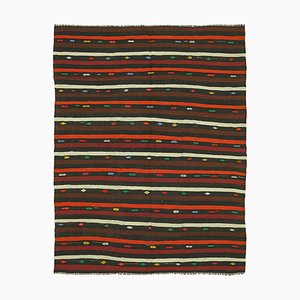 Tapis Kilim Vintage Marron