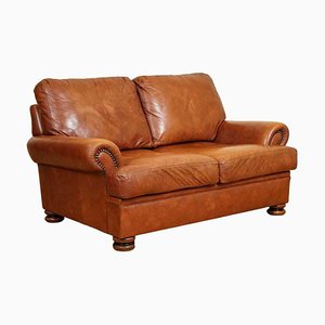 Tan Leather Cordoba 2-Seat Sofa by John Lewis for Tetrad