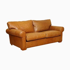 Buttery Soft 3-Seat Tan Leather Sofa by Multiyork