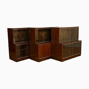 Vintage Modular Libary Bookcases by Minty, Set of 3