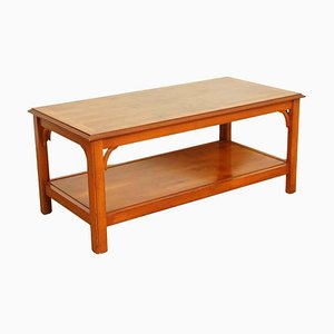 Rectangular Yew Wood Coffee Table
