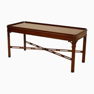 Vintage Chippendale Style Mahogany Coffee Table, Early 1900s