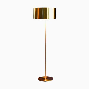 Satin Gold Edition Nendo Floor Lamp Switch from Oluce