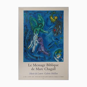 After Marc Chagall, La lutte de Jacob et de l'ange, Litografía