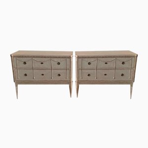 Gustavian Painted Chest of Drawers, Sweden, Set of 2
