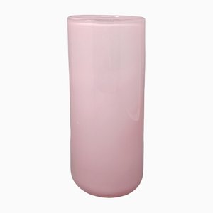 Vaso in vetro di Murano rosa di Ca Dei Vetrai, Italia, anni '60