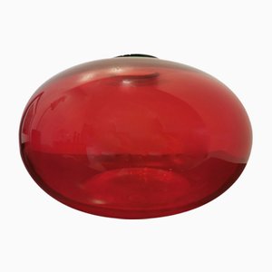 Vaso Melone in vetro di Murano rosso di Maison Saviati