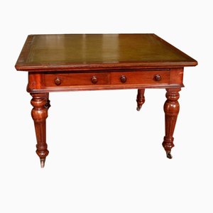 Antique Library Table in Mahogany