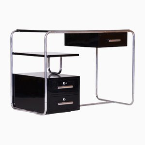 Black Bauhaus Writing Desk, Germany, 1930s