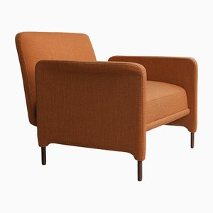 Orange Carson Lounge Chair by Collector