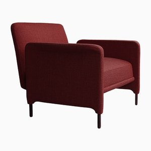 Red Carson Lounge Chair by Collector