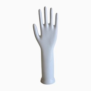 Glazed Porcelain Glove Mold, 1970s