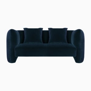 Canapé Jacob en Velours Bleu Foncé par Collector