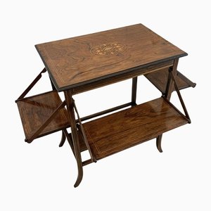 Antique Edwardian Rosewood Inlaid Centre Table, 1900s