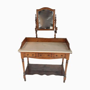 Antique Dressing Table With Mirror, Spain