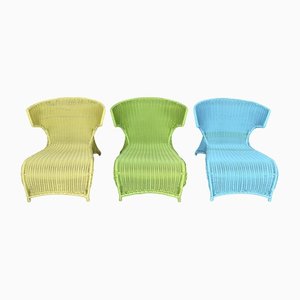 Ps Såvo Outdoor Lounge Chairs by Monica Mulder for Ikea, 2001, Set of 3