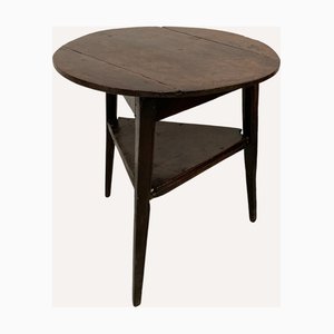 17th Century English Brown Cricket Table