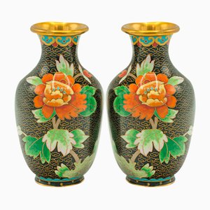 Petits Vases à Fleurs Vintage en Céramique, Japon, Set de 2