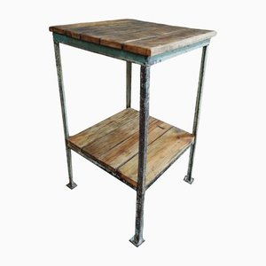 Industrial Side Table Plant Table