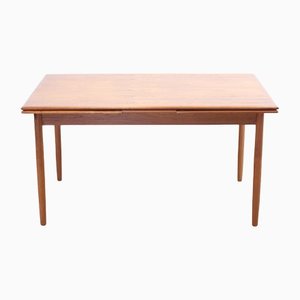Danish Teak Extended Wooden Table