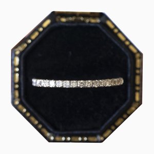 18k White Gold Modern Eternity Diamond Ring