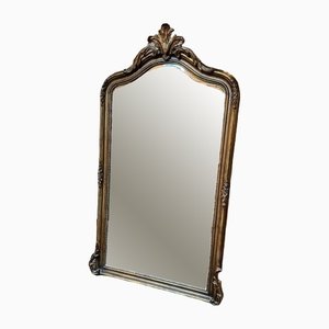 Specchio grande con ripiano intagliato