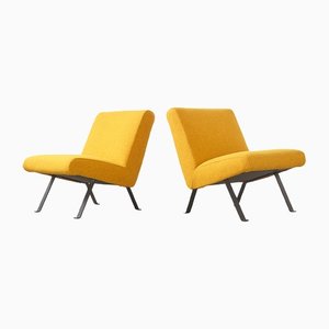 141 Lounge Chairs by Joseph Andre Motte for Artifort 1955, Set of 2