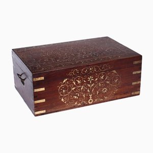 Exotic Wood Box with Inlay