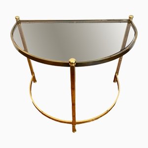 Golden Side Table in Brass, 1970s