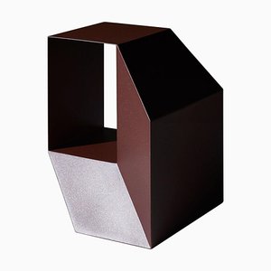 Red Rocky Side Table by Charles Kalpakian