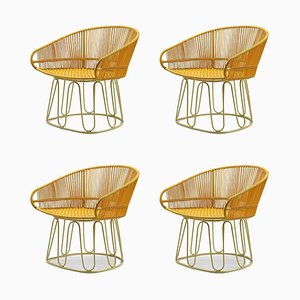 Honey Circo Lounge Chair by Sebastian Herkner, Set of 4