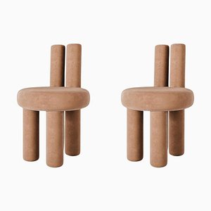 Terracotta Salvador Chairs by Nelson Araujo, Set of 2