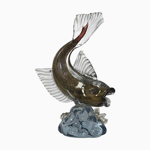 Murano Glass Carp, Italy, Late 20th-Century