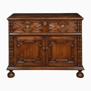 Jacobean Carved Oak Cabinet
