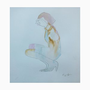 Nino Eliashvili, She, 2022, Aquarelle sur Papier