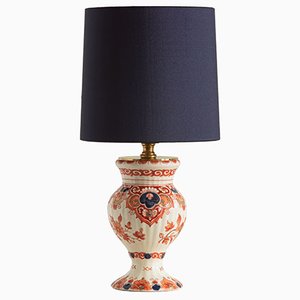 Lampe de Bureau Dionysus Artisanale Unique de Delft Imari Pijnacker Vase Vintage