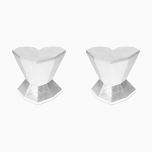 Petite Table d'Appoint Queen Heart par Royal Stranger, Set de 2