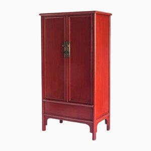 Vintage Wardrobe in Lacquered Pine Wood