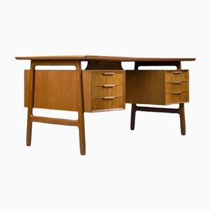 Mid-Century Teak 75 Desk from Omann Jun, 1960s