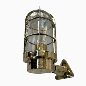 Vintage Wandlampe aus Messing von Industria Rotterdam, 1970er